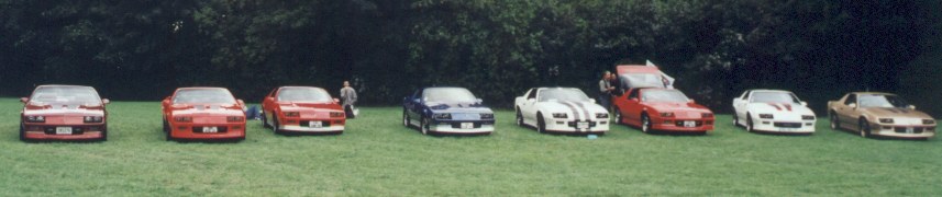 8 des 10 Camaro 3gen prsentes
